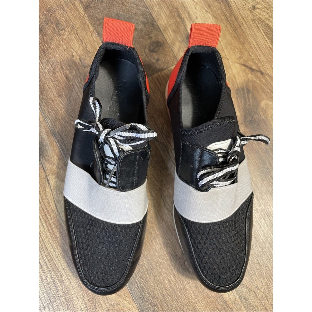 Brash Black Red Gray White Ladies Cody Multicolor Sneaker, Size 7 Slip On
